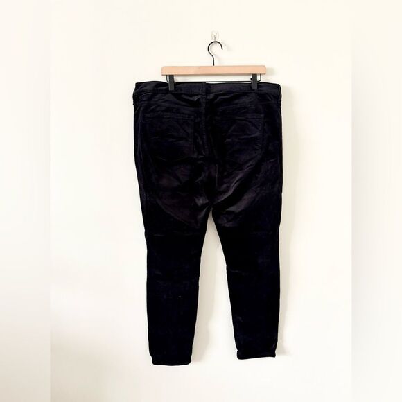 Old Navy Rockstar Super Skinny Velvet Pants in Black Size 16 - Picture 4 of 5